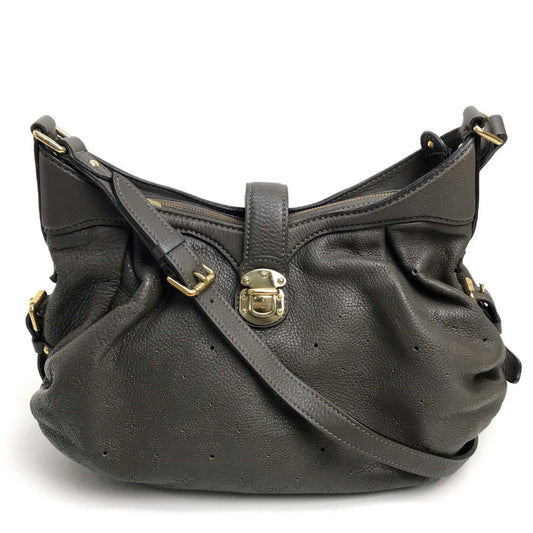 Louis Vuitton M95768 mahina XS Monogram Leather Gray Shoulder Bag