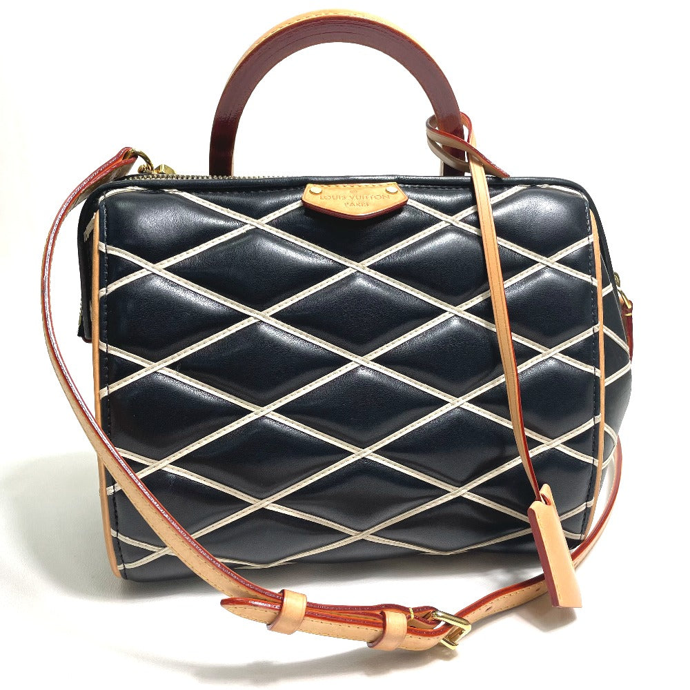 Louis Vuitton M50011 Martage Dock BB Lambskin Black Handbag