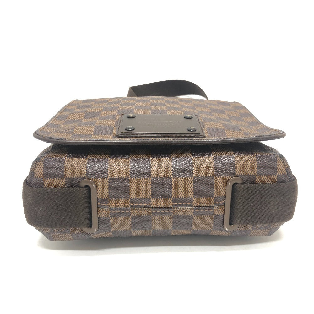Louis Vuitton N51210 Damier Brooklyn PM Canvas Brown Shoulder Bag