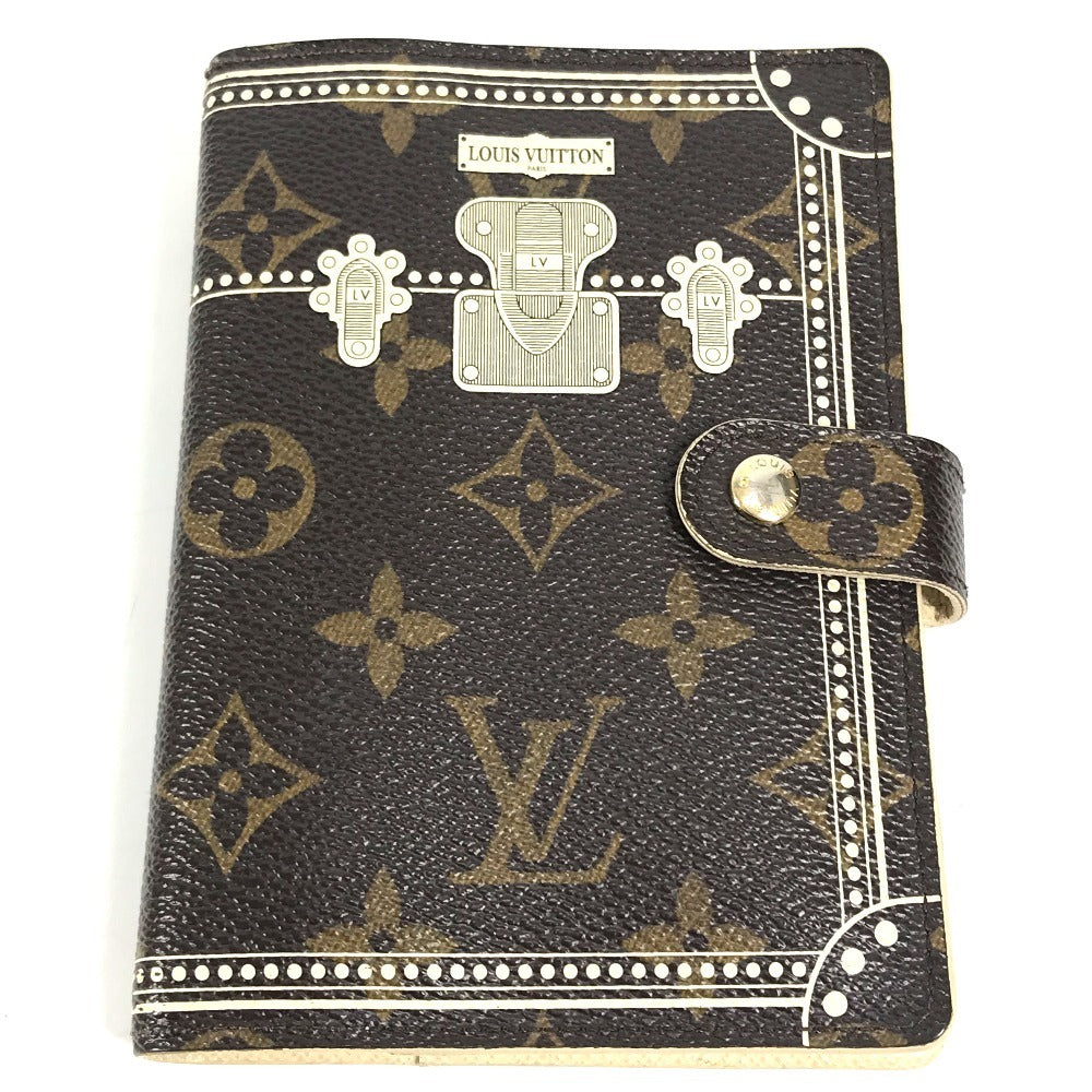 Louis Vuitton Notebook cover R20965 Agenda PM Monogram Canvas Brown Handbag