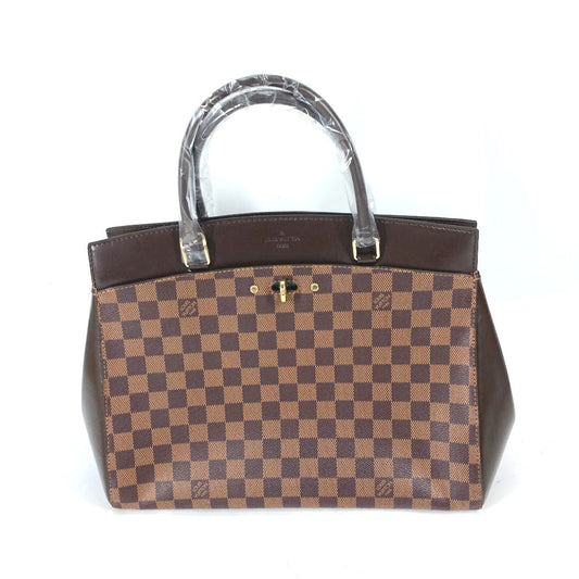 Louis Vuitton N41150 Damier Rivoli MM Canvas Brown Handbag