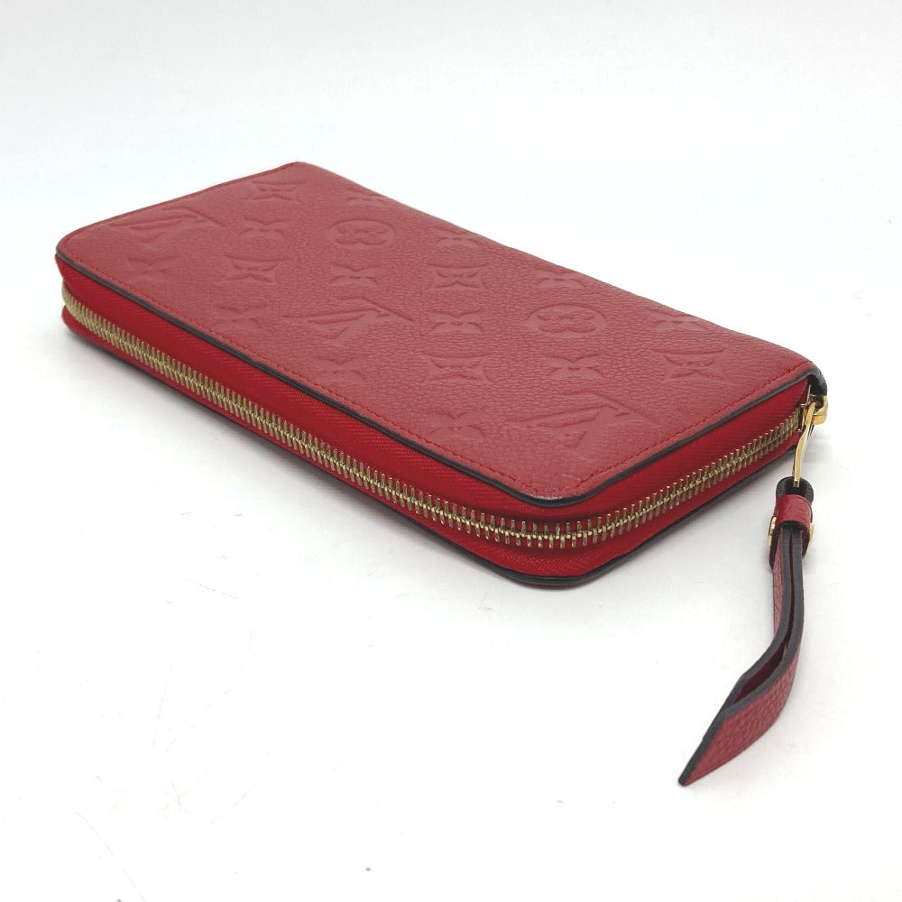 Louis Vuitton Long Purse M61865 Ann Platt Monogram Leather Red Wallet Case