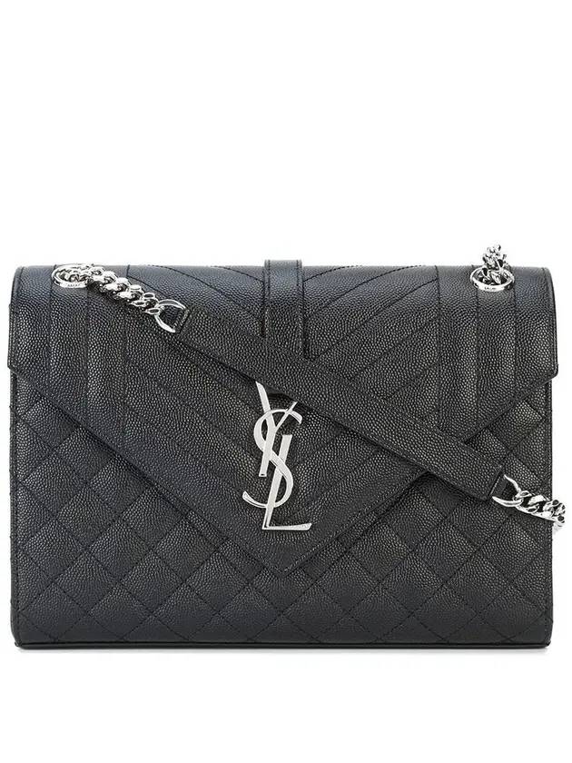 YSL Saint Laurent Saint Laurent Trending Envelope Medium Chain Bag Leather Matelasse Travel Bag