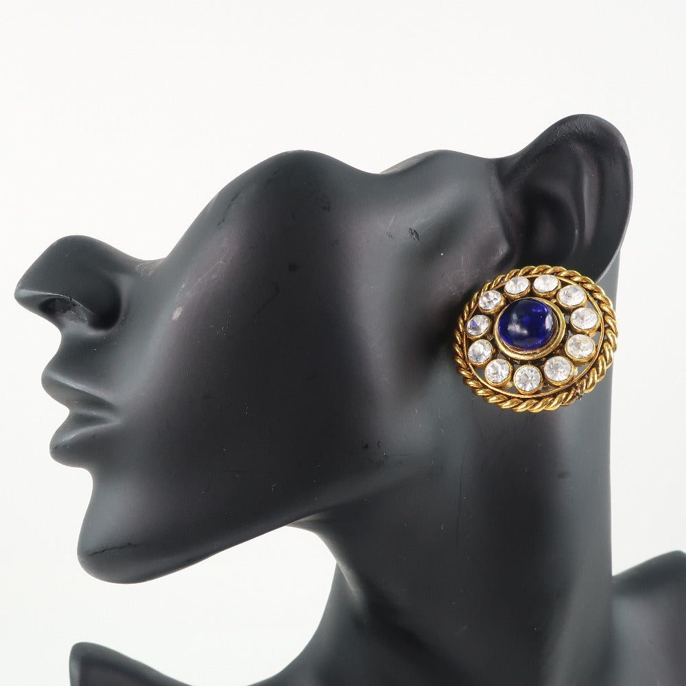 Gold Plated Rhinestone Earrings Jewelry