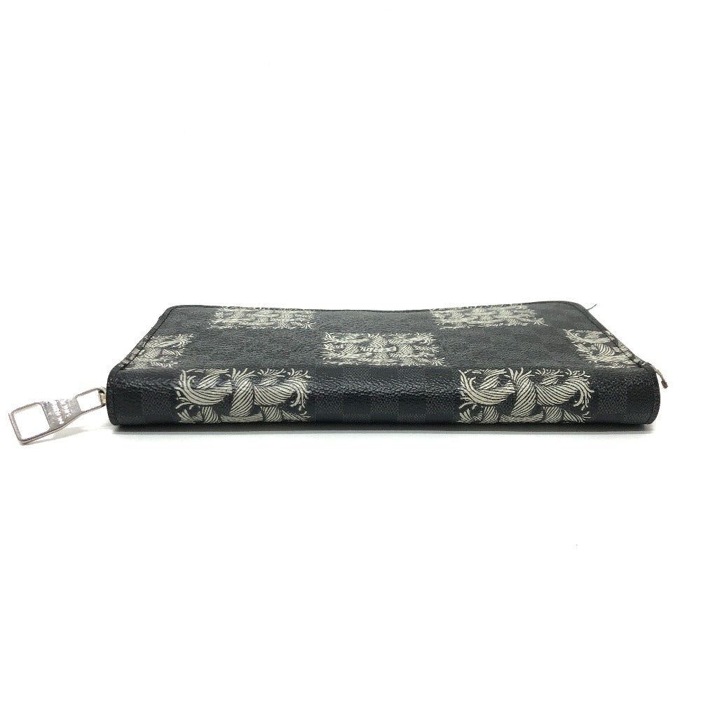 Louis Vuitton Long Purse ‚m61214 Damier Grafitto Canvas Black Wallet Case