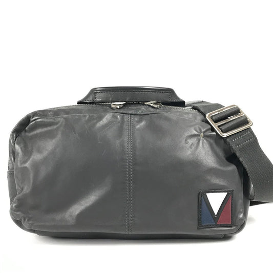 Louis Vuitton Sling M50445 V line Fast Leather Gray Crossbody Bag 4