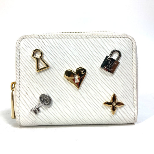 Louis Vuitton Coin M63994 Epi love Leather White Handbag