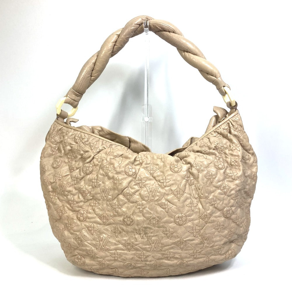 Louis Vuitton M95423 Olympe Nimbs GM Monogram Leather Beige Shoulder Bag