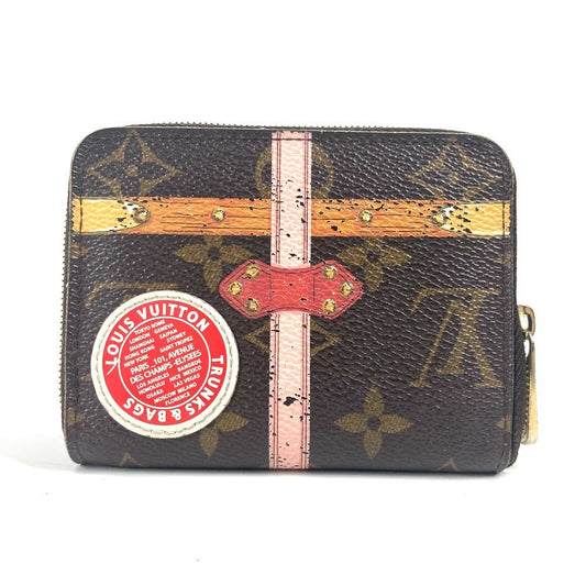 Louis Vuitton Coin M62617 Summer Trunk Zippy Monogram Canvas Multicolor Wallet Case