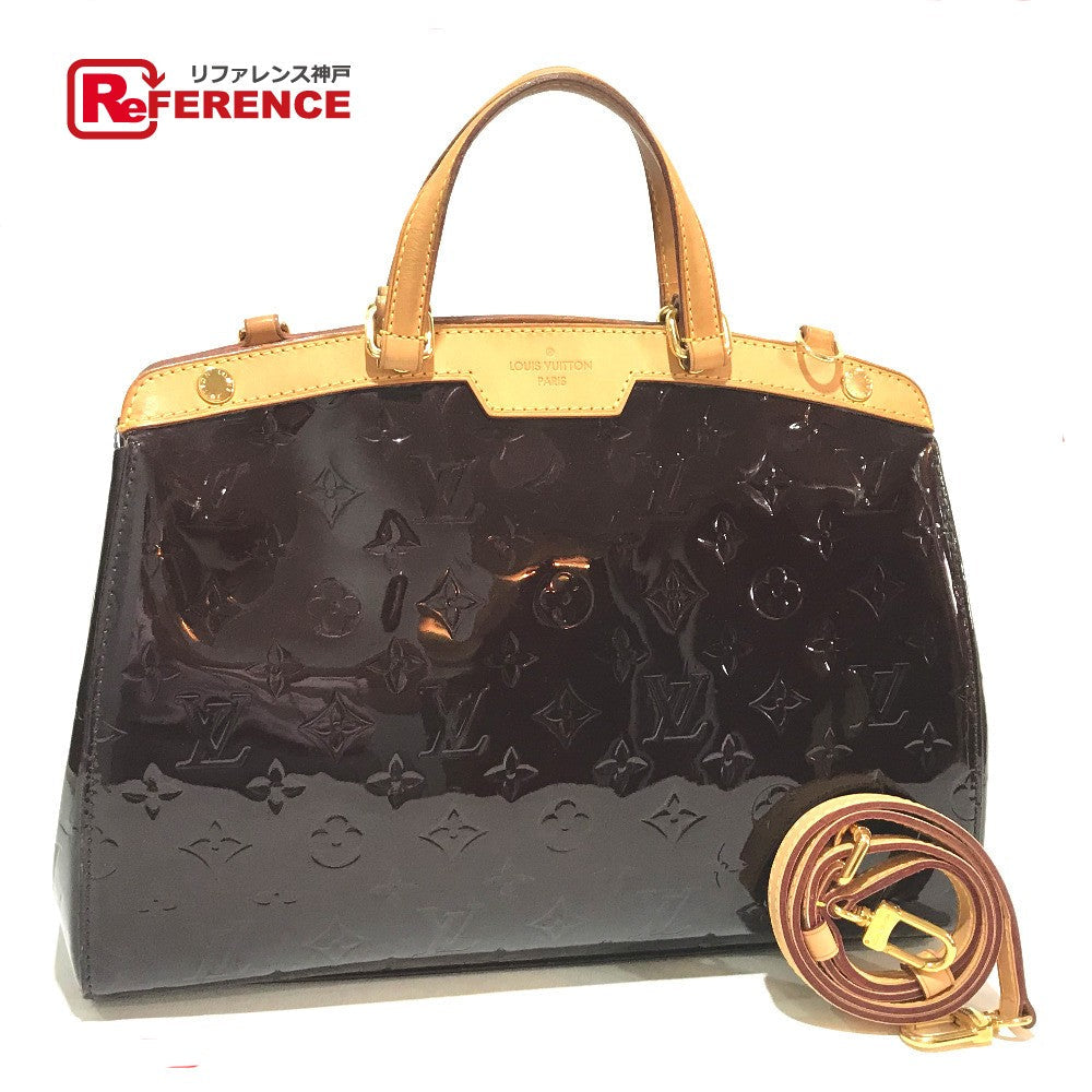 Louis Vuitton M91455 Vernis Terre Domble Vernis Monogram Handbag
