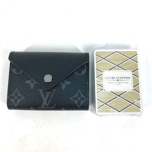 Louis Vuitton Eclipse Etui cult arseine Monogram Canvas Black Wallet Case