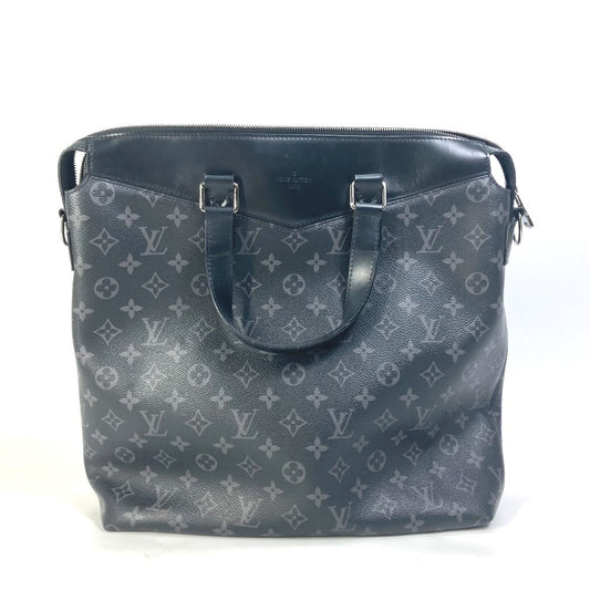Louis Vuitton M40567 Eclipse Explorer Monogram Canvas Black Tote Bag