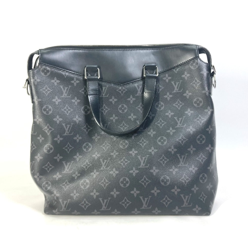 Louis Vuitton M40567 Eclipse Explorer Monogram Canvas Black Tote Bag