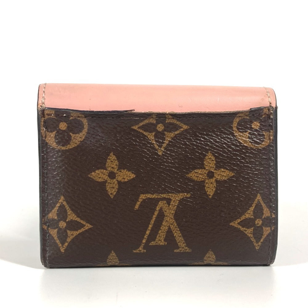 Louis Vuitton Trifold M62933 Portefeuillezoe Monogram Canvas Brown Wallet Case
