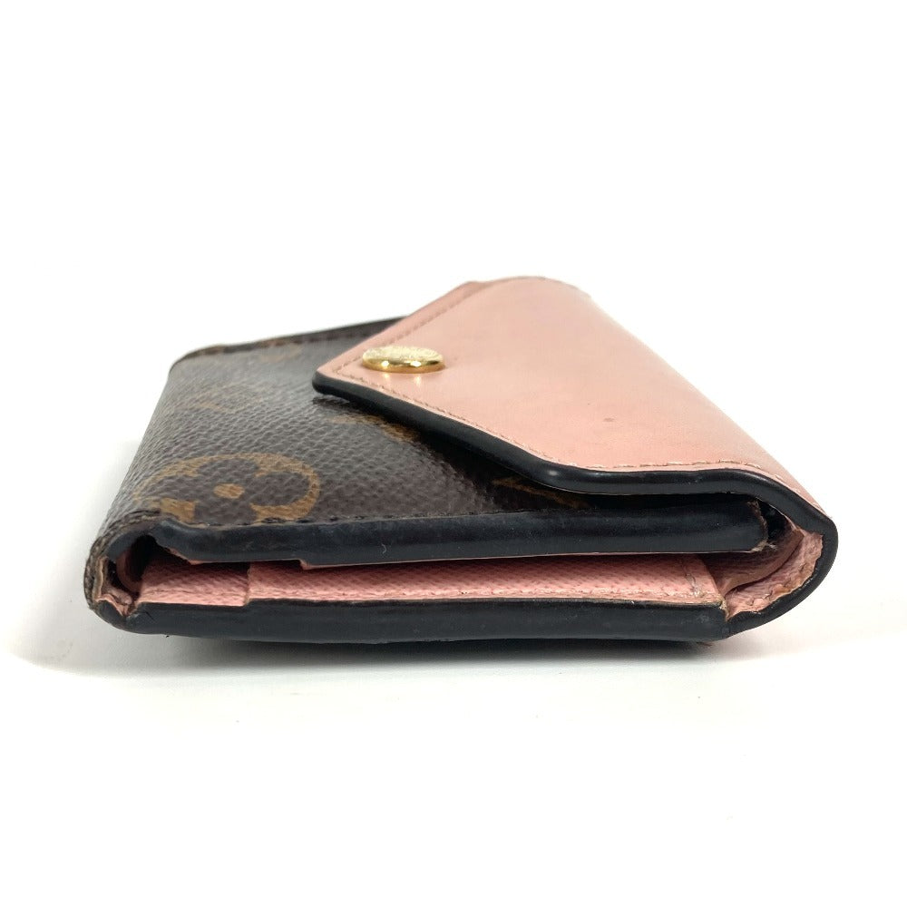 Louis Vuitton Trifold M62933 Portefeuillezoe Monogram Canvas Brown Wallet Case