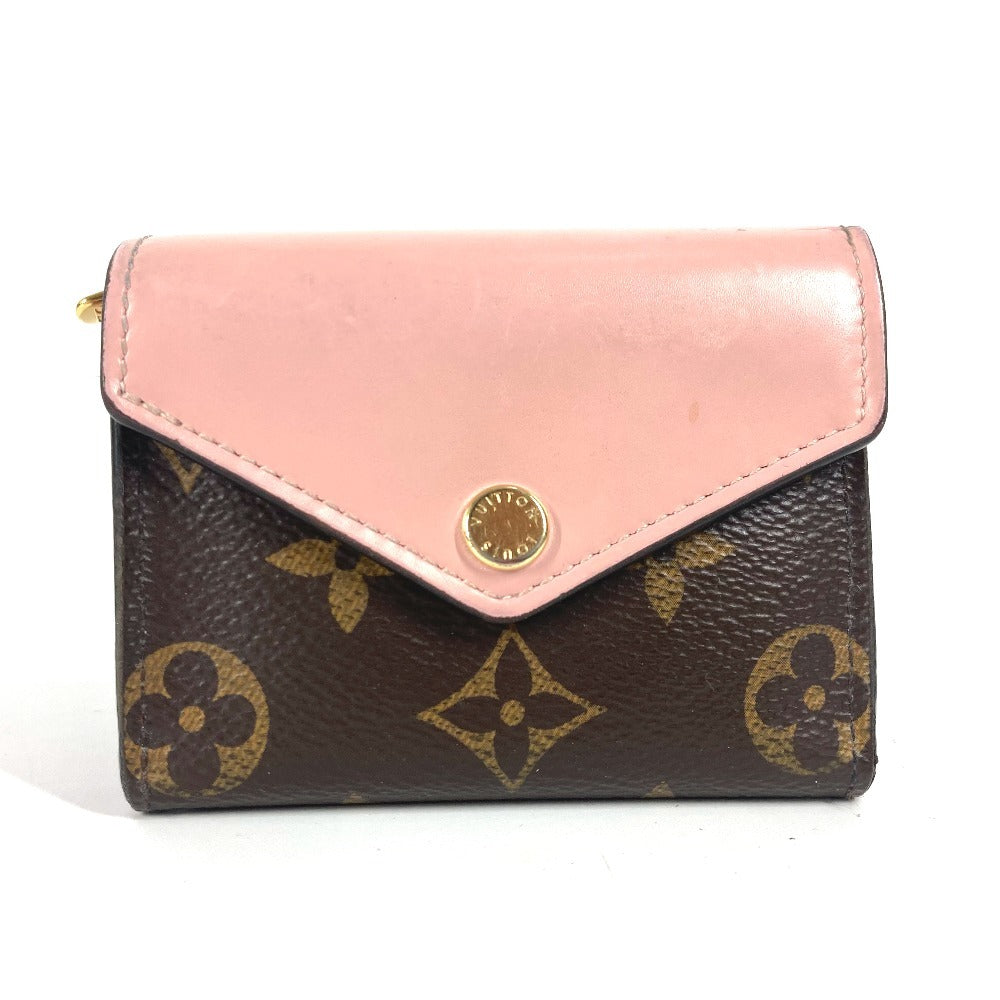 Louis Vuitton Trifold M62933 Portefeuille Zoe Monogram Canvas Brown Wallet Case