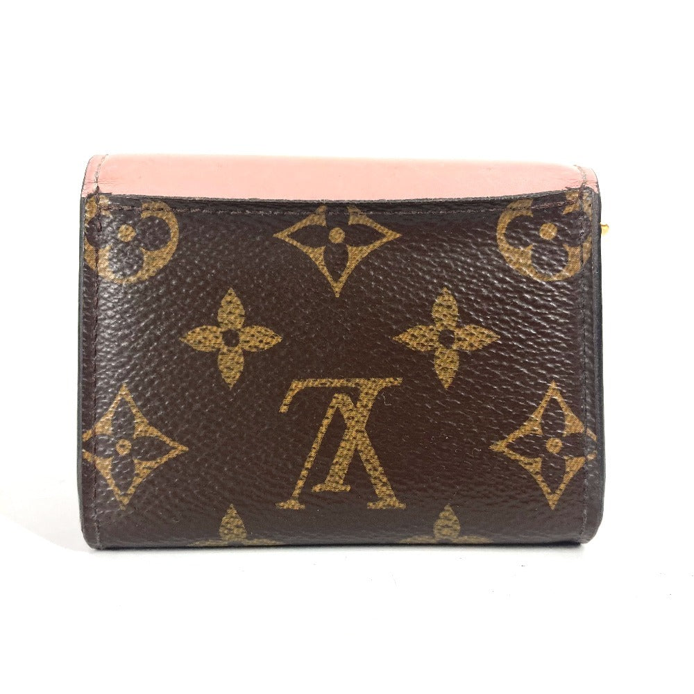 Louis Vuitton Trifold M62933 Portefeuille Zoe Monogram Canvas Brown Wallet Case