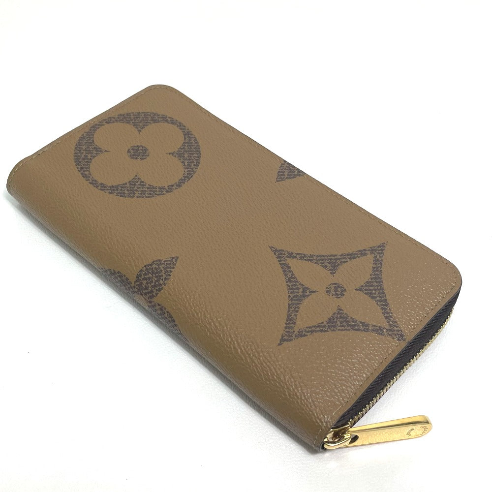 Louis Vuitton Long Purse M69353 Giant Zippy Monogram Canvas Brown Wallet Case