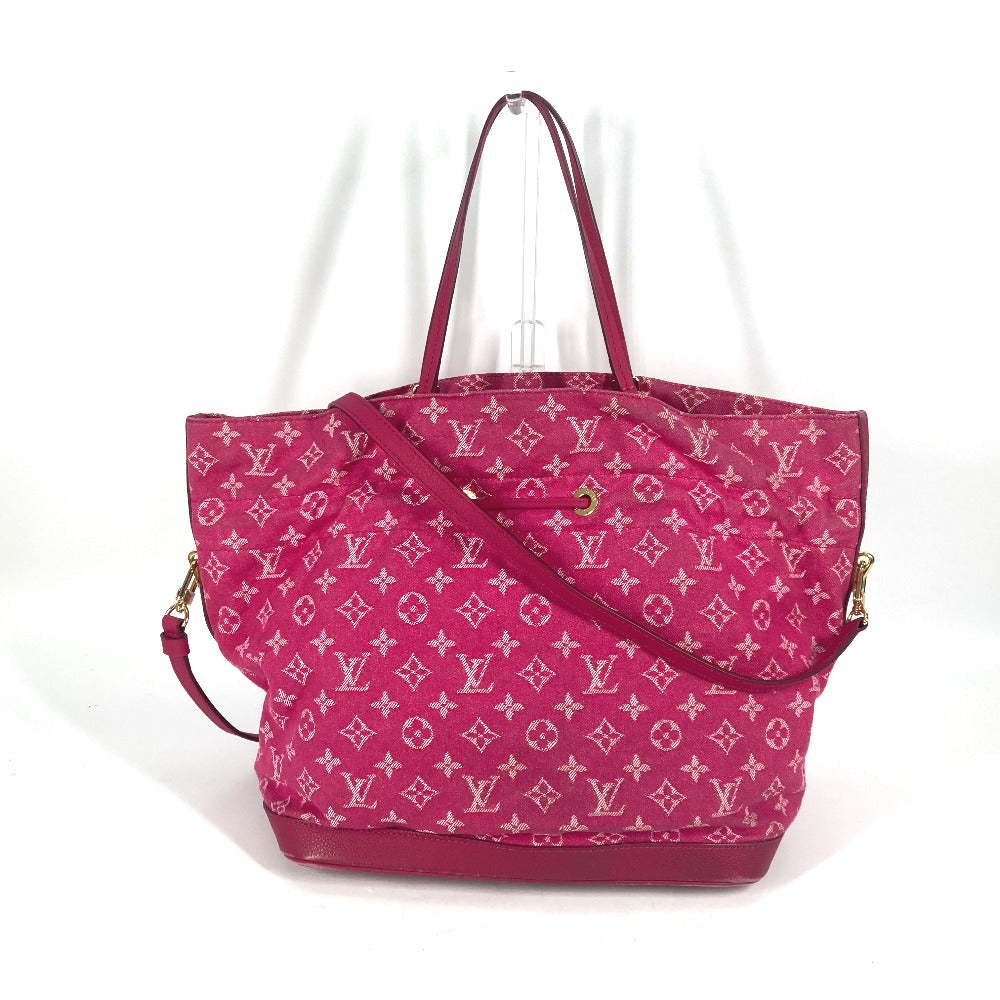Louis Vuitton M40870 Noeful MM Monogram Denim Pink Shoulder Bag