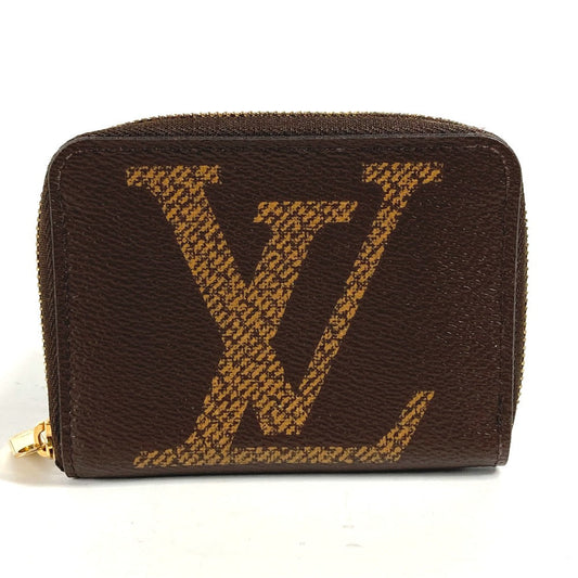 Louis Vuitton Coin M69354 giant Zip Monogram Canvas Brown Handbag
