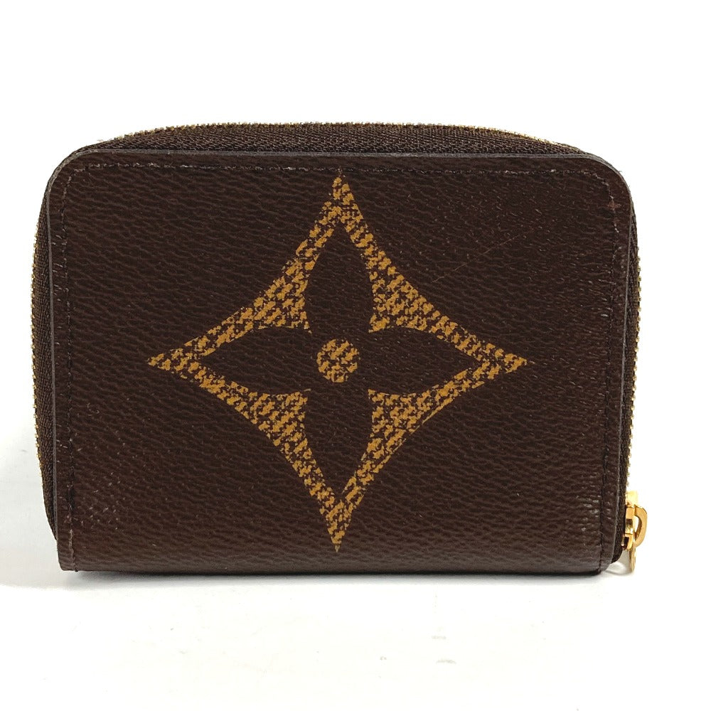 Louis Vuitton Coin M69354 giant Zip Monogram Canvas Brown Handbag