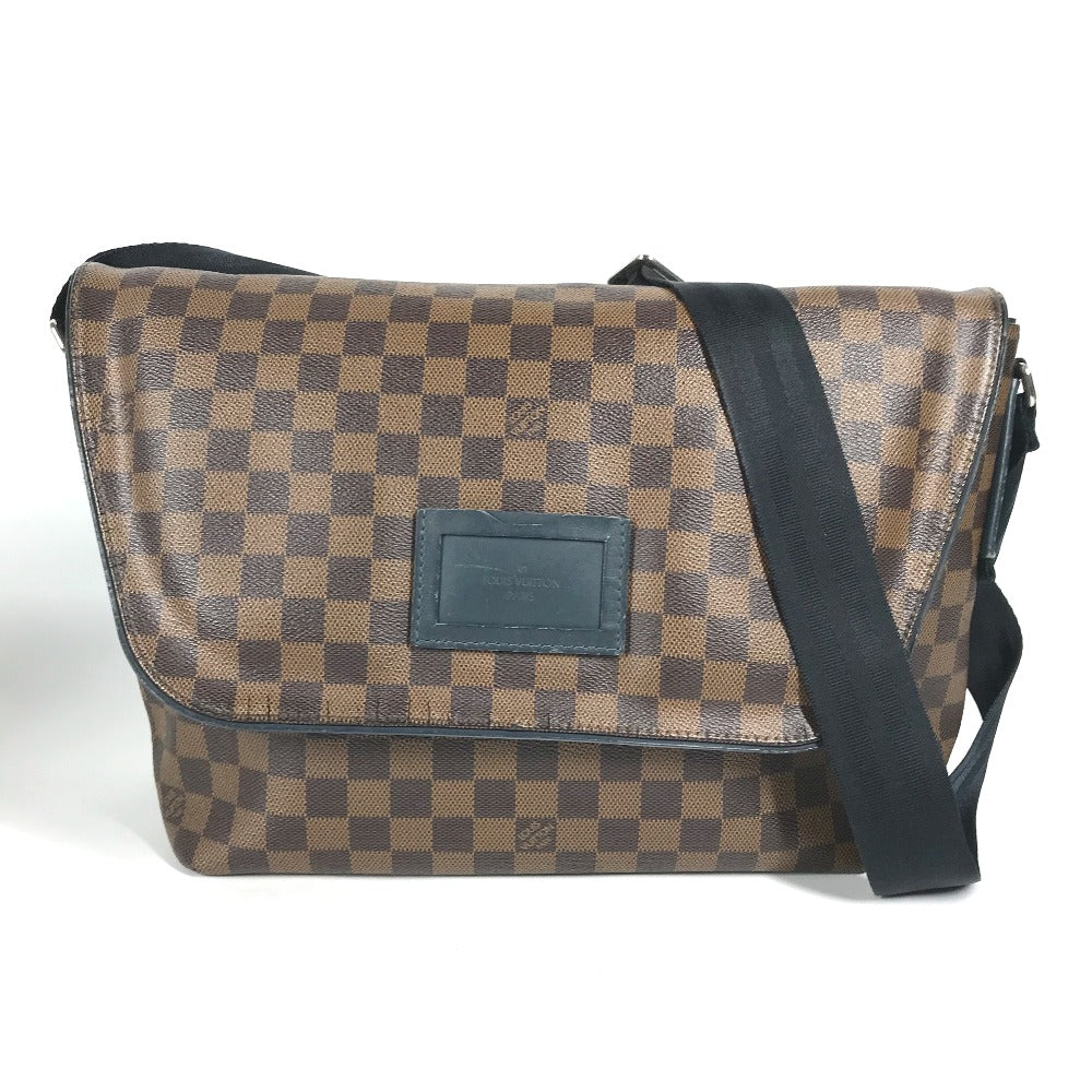 Louis Vuitton N41254 Damier Sprinter MM Canvas Brown Flap Shoulder Bag