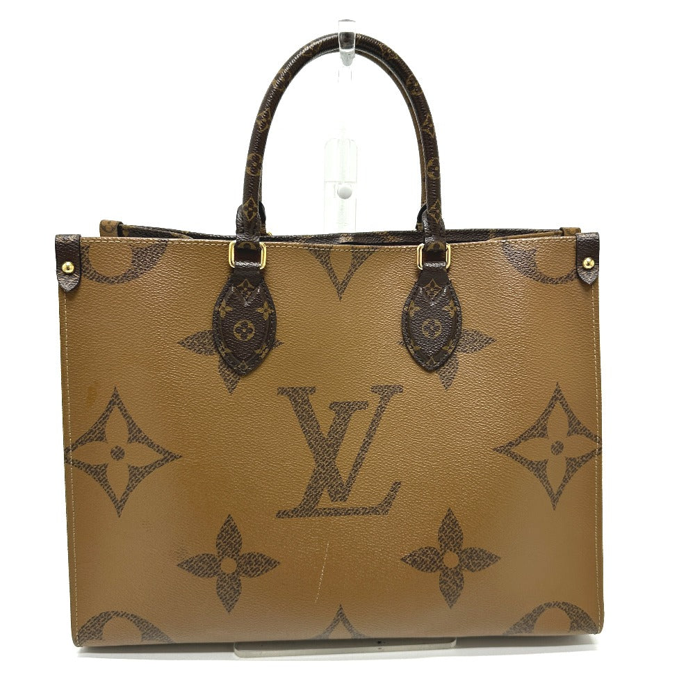 Louis Vuitton M45321 On Go MM Monogram Canvas Brown Tote Bag 5
