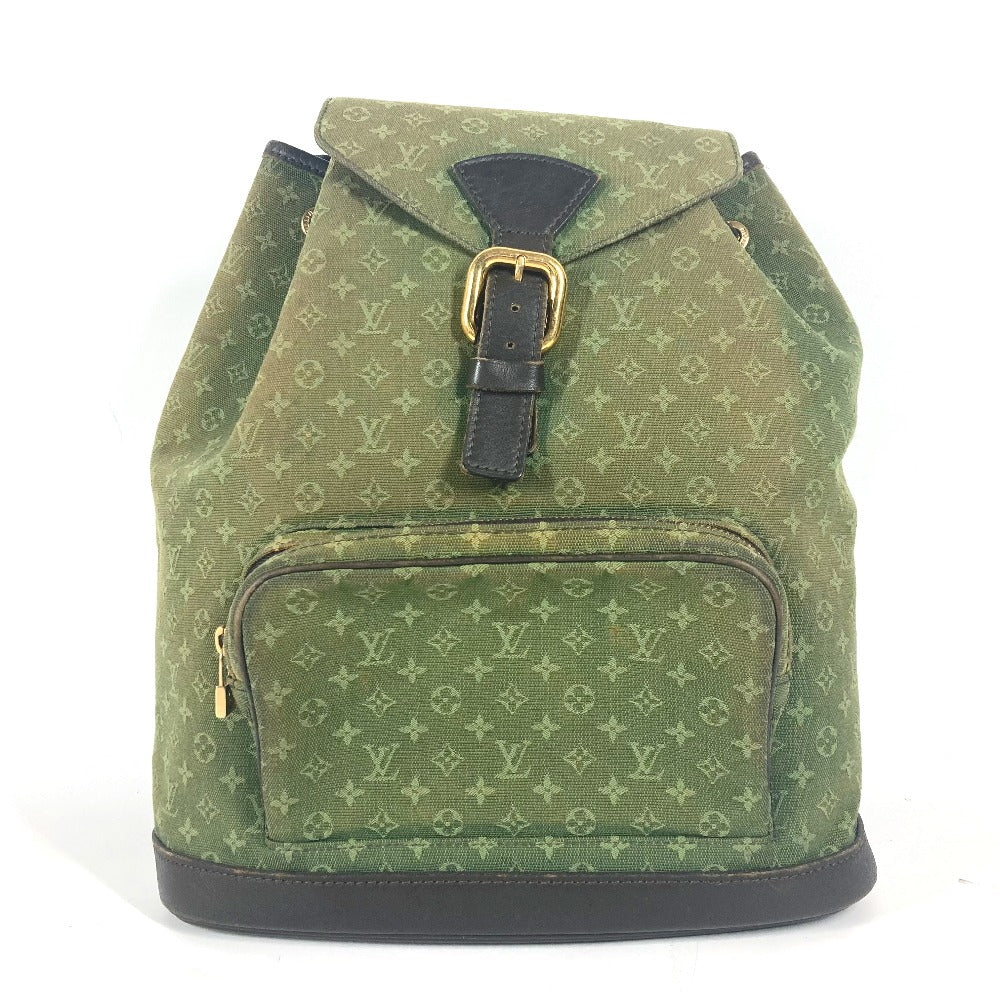 Louis Vuitton Backpack M92456 Montsouris GM Monogram Canvas Khaki Mini