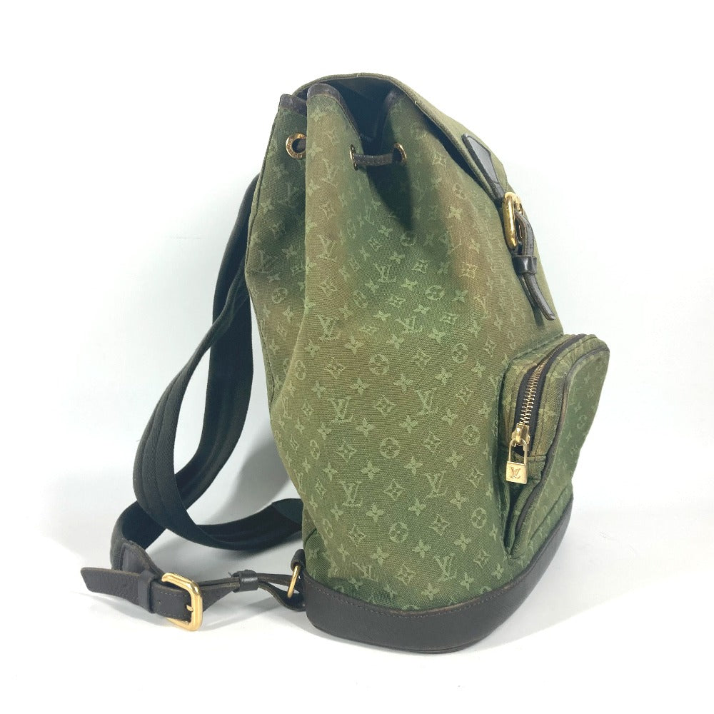 Louis Vuitton Backpack M92456 Montsouris GM Monogram Canvas Khaki Mini