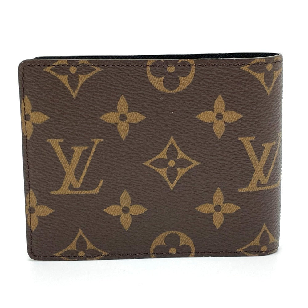 Louis Vuitton Folded M80156 Animal Portefeuille Slender Monogram Canvas Brown Wallet Case