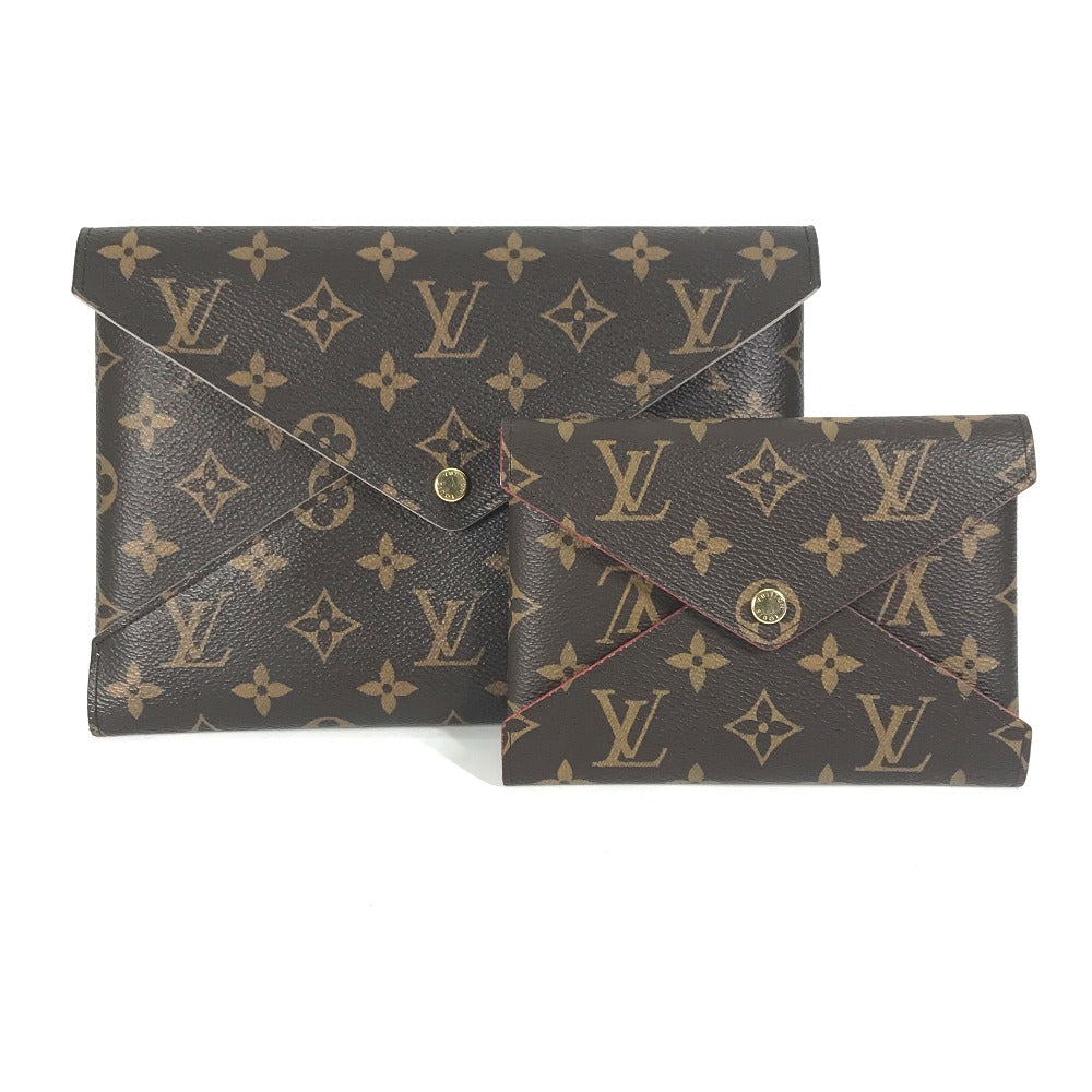 Louis Vuitton M62034 Pochette Kirigami Monogram Canvas Brown Clutch Bag