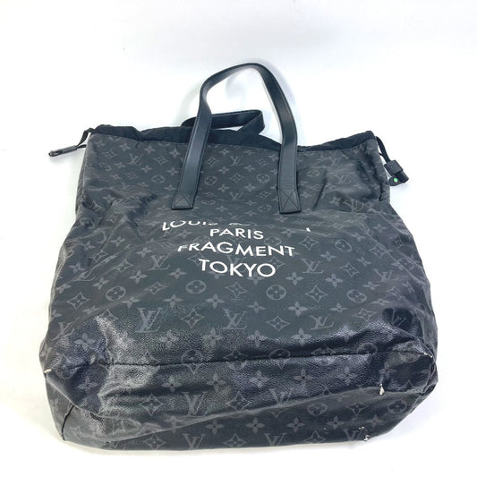 Louis Vuitton M43417 Eclipse Hiroshi Fujiwara Monogram Canvas Black Tote Bag