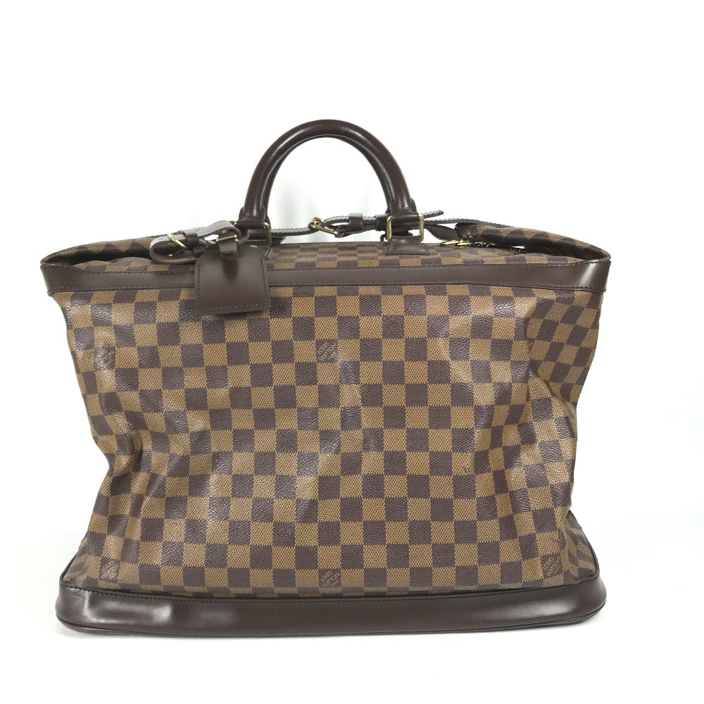 Louis Vuitton Boston Duffel N41160 Damier Canvas Brown Travel Bag