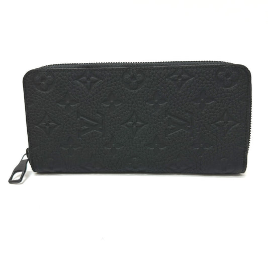 Louis Vuitton Long Purse M69047 Taurillon Clemence Monogram Leather Black Wallet Case