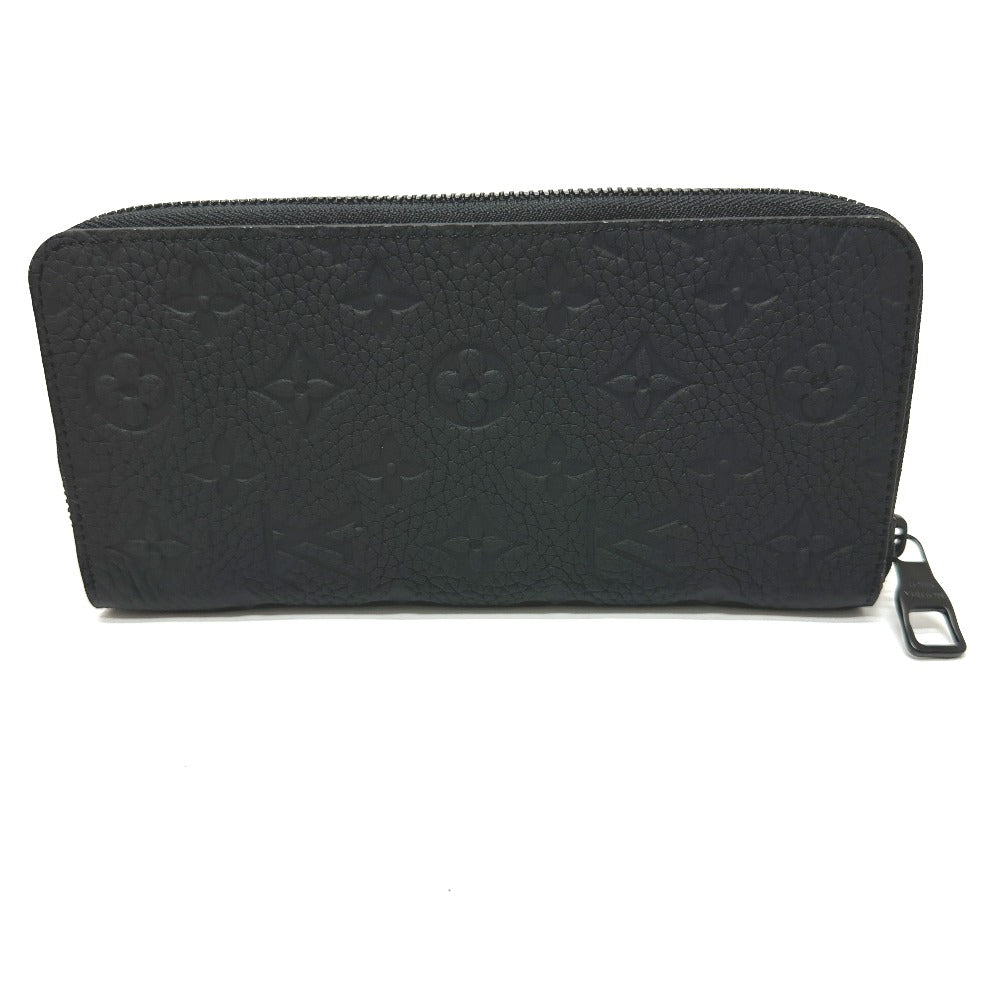 Louis Vuitton Long Purse M69047 Taurillon Clemence Monogram Leather Black Wallet Case