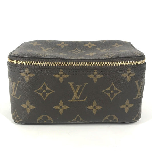 Louis Vuitton Pouch M43688 Cube de Langemont Monogram Canvas Brown Handbag