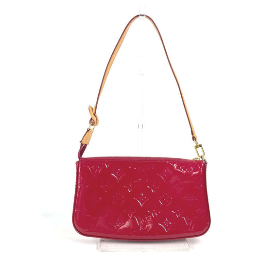 Louis Vuitton M91574 Vernis Pochette Accessoires Monogram Pink Shoulder Bag