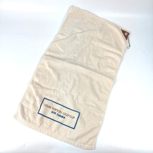 Louis Vuitton towel Hawaii Novelty LVCUP Cup Cotton White Handbag