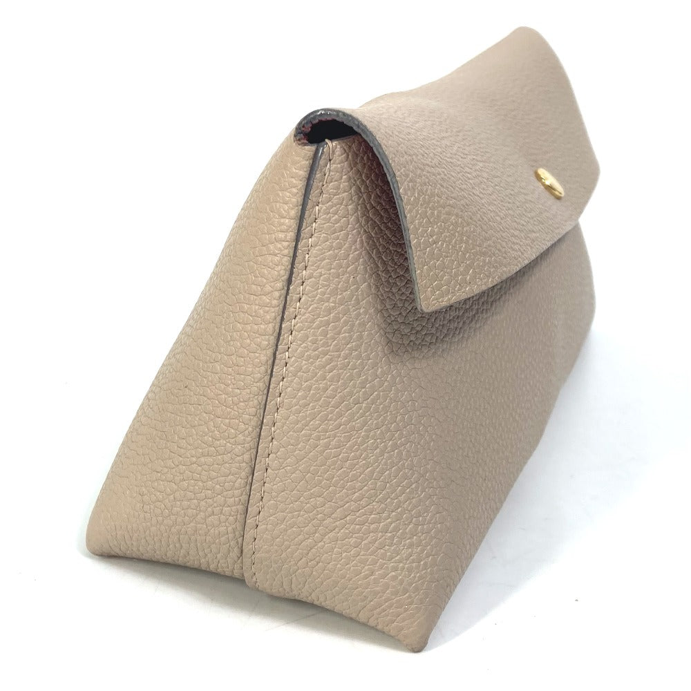 Louis Vuitton Pouch M61477 pouch Pochette Rivet Leather Beige Flap Shoulder Bag