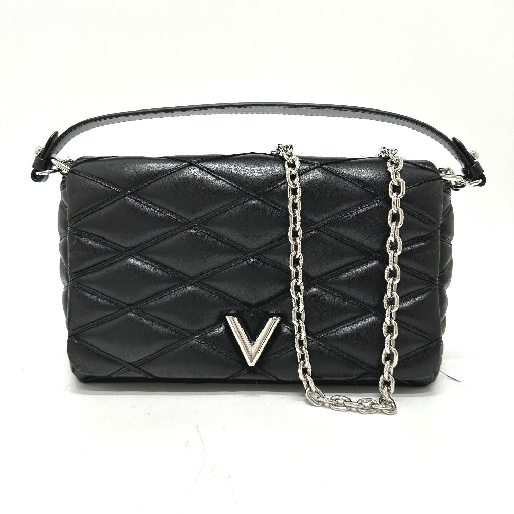 Louis Vuitton M50216 quilting Martage Leather Black Shoulder Bag