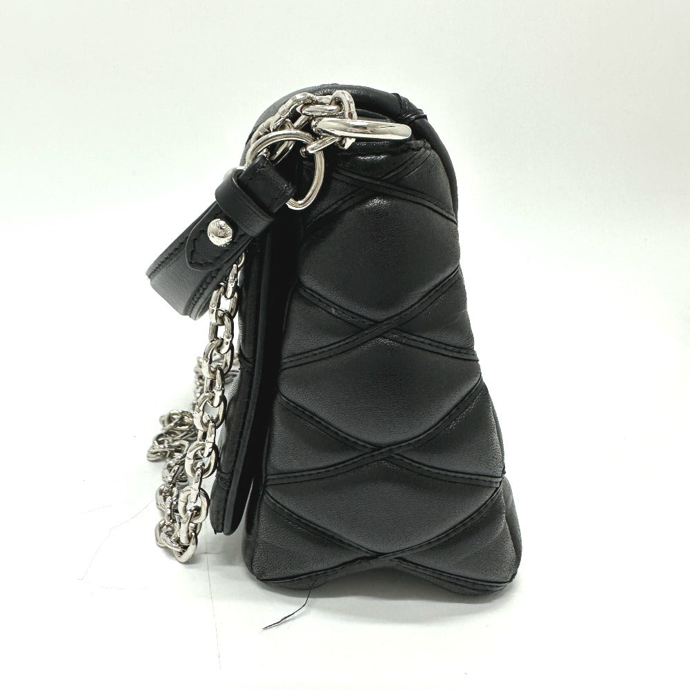 Louis Vuitton M50216 quilting Martage Leather Black Shoulder Bag