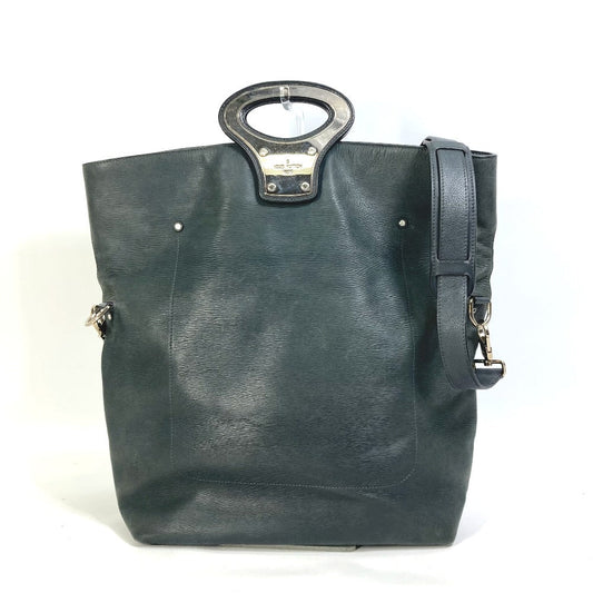 Louis Vuitton 's runway limited Cuir Epi Leather Black Shoulder Bag