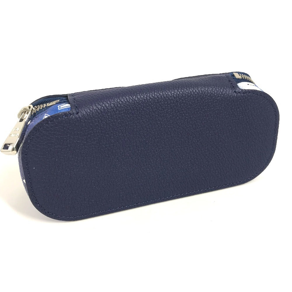 Louis Vuitton glasses bandana Etui Lunet GM Monogram Leather Blue Sunglasses