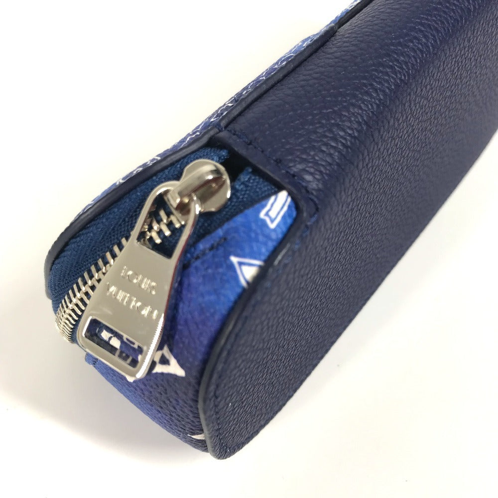 Louis Vuitton glasses bandana Etui Lunet GM Monogram Leather Blue Sunglasses