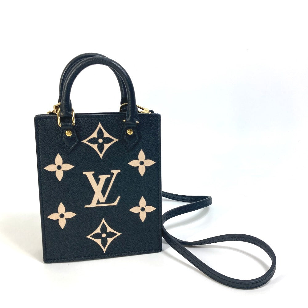 Louis Vuitton M81416 Ann Platt Ann Platt Monogram Leather Black Shoulder Bag