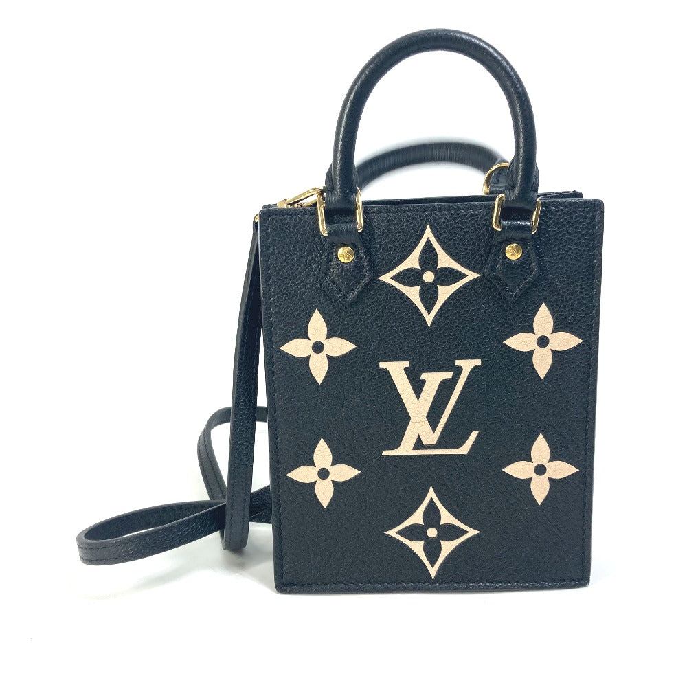 Louis Vuitton M81416 Ann Platt Ann Platt Monogram Leather Black Shoulder Bag