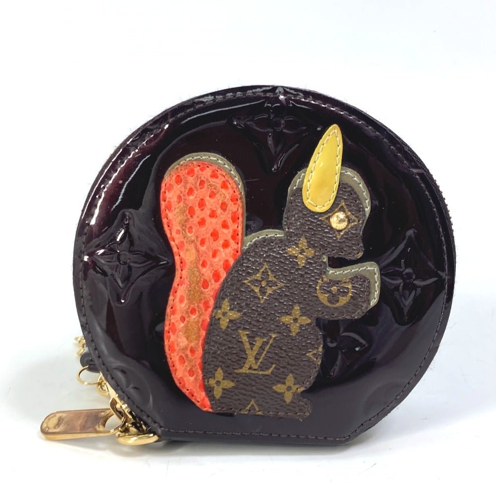 Louis Vuitton Coin M91386 Vernis purple Vernis Monogram Handbag