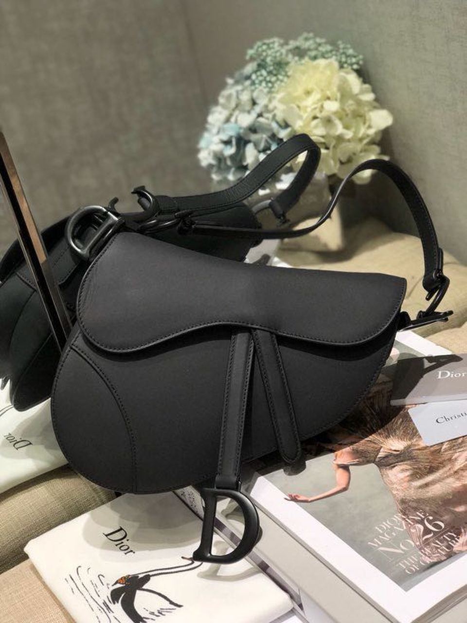 Saddle Cd Black Travel Bag