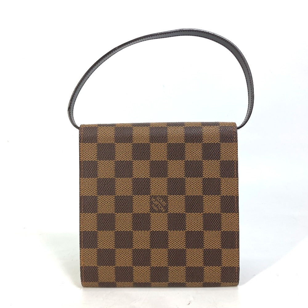 Louis Vuitton M99074 Damier CD DVD Canvas Brown Handbag