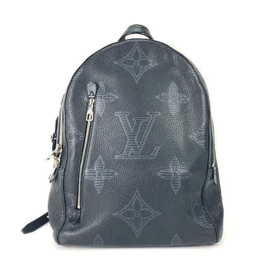 Louis Vuitton Backpack M57288 Taurillon Clemence Shadow Monogram Leather Black